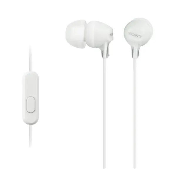 Sony MDR-EX15AP Wired In-Ear Headphones with Microphone 9mm Drivers Deep Bass 3.5mm