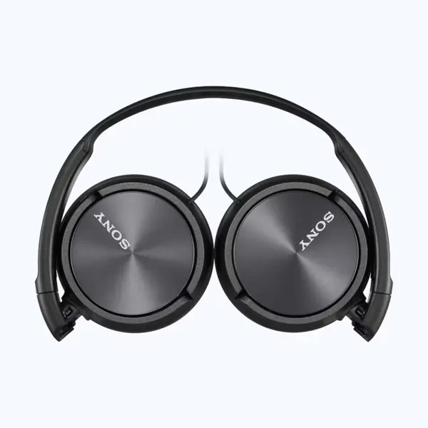 Sony MDR-ZX310AP Wired On-Ear Headphones with Microphone Deep Bass Foldable Design