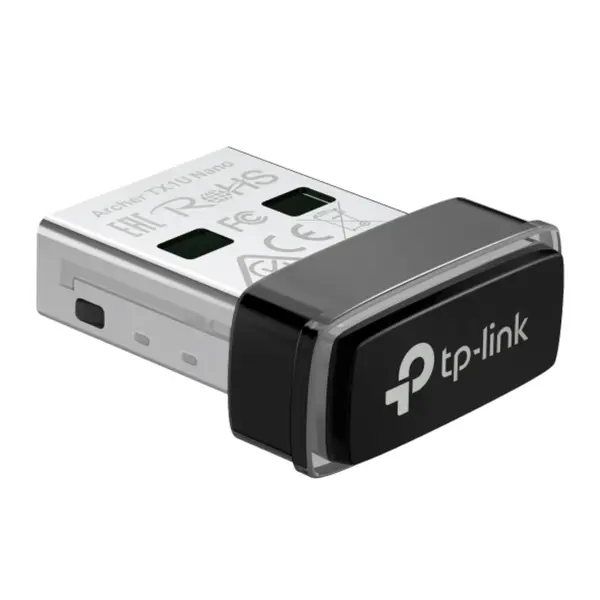 TP-Link Archer TX1U Nano AX300 Wi-Fi 6 Wireless USB Adapter – Ultra-Compact Nano USB Wi-Fi Adapter