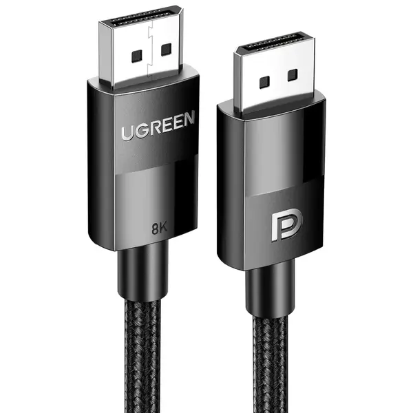 UGREEN 80394 DisplayPort to DisplayPort Cable – 3M / 5M, 8K UHD, High-Speed DP 1.4, HDR Support