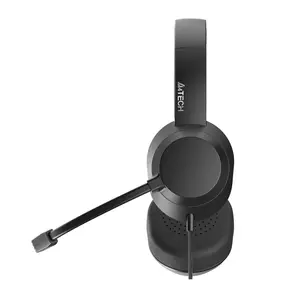 A4-TECH FH150U Conference Headset – USB Wired Headset with Microphone (Black)