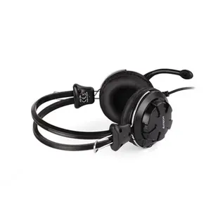 A4-TECH HS-28I 4-Pin Headphone – Wired Stereo Headset (Black)