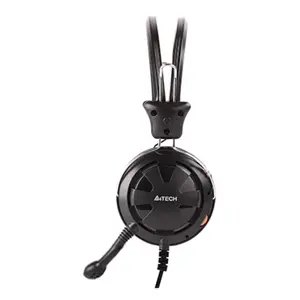 A4-TECH HS-28I 4-Pin Headphone – Wired Stereo Headset (Black)