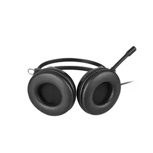A4-TECH HU-35 ComfortFit Stereo USB Headset – Wired USB Headphones with Mic (Black)