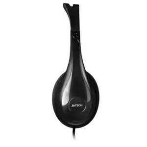A4-TECH HU-9 USB Headset – Wired USB Stereo Headphones with Microphone (Black)