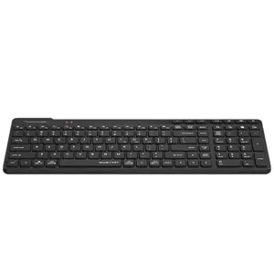 A4Tech Fstyler FBK27C AS Bluetooth & 2.4GHz Wireless Keyboard – QuietKey, Multi-Device, USB-C Rechargeable – Black / White