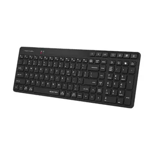 A4Tech Fstyler FBK27C AS Bluetooth & 2.4GHz Wireless Keyboard – QuietKey, Multi-Device, USB-C Rechargeable – Black / White