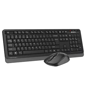 A4Tech Fstyler FG1010S 2.4GHz Wireless Keyboard & Silent Mouse Combo – 2000 DPI, Multimedia Hotkeys