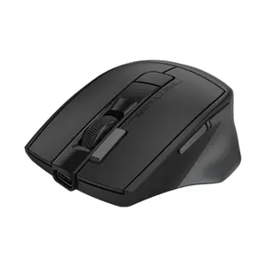 A4Tech Fstyler FG45CS Air2 2.4GHz Wireless Rechargeable Mouse – 2000 DPI, Silent Click, Desk + Air Mode – Stone Grey