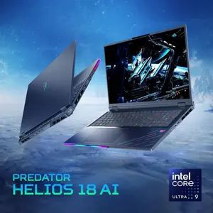 Acer Predator Helios 18 AI – Intel® Core™ Ultra 9 275HX | 96 GB DDR5 | 4 TB SSD | NVIDIA® GeForce RTX™ 5090 24 GB GDDR7 | 18″ WQXGA Mini-LED | Windows 11 | Abyssal Black