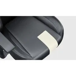 Anda Seat Phantom 3 Premium Gaming Chair, Ergonomic Design, DuraXtra™ Leatherette, Stormy Black, Clowdy White (PVC) & Carbon Black (Fabric)