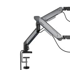 Anda Seat Stealth PRO II Duo A9-2S Ergonomic Monitor Arm - Titanium Black