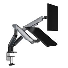 Anda Seat Stealth PRO II Duo A9-2S Ergonomic Monitor Arm - Titanium Black