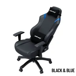 AndaSeat Luna Gaming Chair - Ergonomic Design, 90°-160° Recline, 1D Armrests, PVC Leather, Fabric