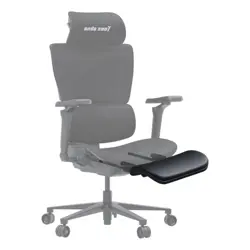 AndaSeat Part Footrest for X-Air Mega/Pro Gaming Chairs | Ergonomic & Adjustable - Black & Grey (WY-AC-JT-01-(B/G))