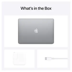 Apple MacBook Air 13.3″ MGN63 (M1, 8-Core CPU) | 8GB Unified Memory | 256GB SSD | Space Gray | macOS | 1-Year Warranty