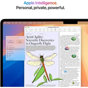 Apple MacBook Air 15.3″ MW1J3 (M4, 10-Core Chip) | 16GB Unified Memory | 256GB SSD | 10-Core GPU | Liquid Retina Display | Starlight | macOS | 1-Year Warranty