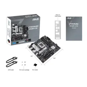 ASUS PRIME B760M-A D4 Motherboard – Intel B760 Chipset, LGA1700, DDR4, PCIe 4.0, Dual M.2, 2.5Gb Ethernet, Micro-ATX