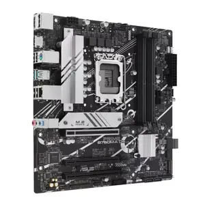 ASUS PRIME B760M-A D4 Motherboard – Intel B760 Chipset, LGA1700, DDR4, PCIe 4.0, Dual M.2, 2.5Gb Ethernet, Micro-ATX