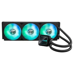 ASUS Prime LC 360 ARGB All-in-one AIO CPU Liquid Cooler AMD: AM5 & AM4 Intel: LGA 1851, 1700, 1200, 115x Specially Designed CPU Contact Area, finned Channels, Infinity Mirror, pre-Installed ARGB Fans