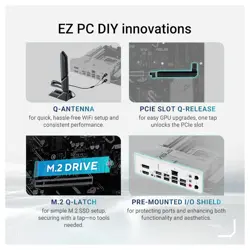 ASUS PRIME Z890-P WIFI Z890 LGA 1851 ATX motherboard, Intel® Core™ Ultra Series 2 Ready, Advanced AI PC-ready, 14+1+1+2 power stage, DDR5, PCIe® 5.0, Thunderbolt™ 4 USB Type-C®, 4x M.2, Wi-Fi 7, 2.5Gb
