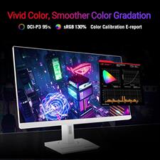 ASUS ROG Strix XG27UCG-W 27 inch 4K HDR USB-C Gaming Monitor – White, UHD (3840x2160) Dual Mode (4K 160Hz or FHD 320Hz), 1ms, Fast IPS, ELMB Sync, G-SYNC Compatible, AI Gaming, White