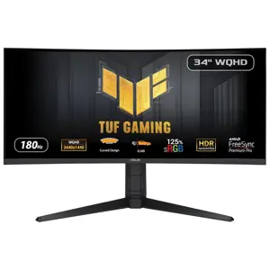 ASUS TUF Gaming VG34VQL3A 34-inch WQHD 180Hz 1ms Curved Monitor DisplayHDR 400