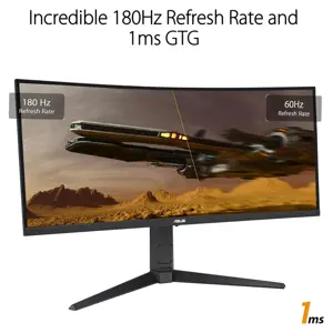 ASUS TUF Gaming VG34VQL3A 34-inch WQHD 180Hz 1ms Curved Monitor DisplayHDR 400