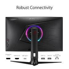 ASUS XG32VC ROG Strix 31.5-inch WQHD 1400P Curved Gaming Monitor with FreeSync Premium Pro 125% SRGB and Extreme Low Motion Blur Sync