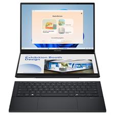 ASUS Zenbook Duo UX8406CA, Intel Ultra 9 285H, 32GB RAM, 2TB NVMe SSD, 14 inch 3K OLED Touch Screen, WiFi 7, BT 5.4, Windows 11, Inkwell Gray