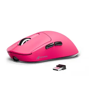 ATTACK SHARK X3 Wireless Gaming Mouse – PAW3395 Sensor, 26,000 DPI, Tri-Mode, Superlight 49g (Black, Red & White)