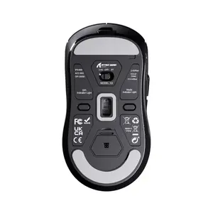 ATTACK SHARK X3 Wireless Gaming Mouse – PAW3395 Sensor, 26,000 DPI, Tri-Mode, Superlight 49g (Black, Red & White)