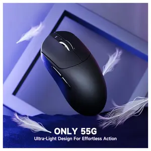 ATTACK SHARK X8 PRO Flagship Lightweight Gaming Mouse – PAW3395 PRO, 40,000 DPI, Tri-Mode, 8K Polling, 55g (Black)