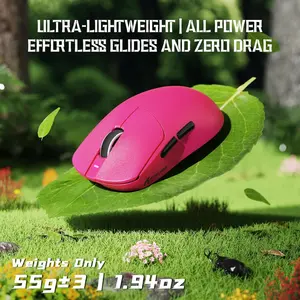 ATTACK SHARK X8 SE Tri-Mode Wireless Gaming Mouse – PAW3311 Sensor, 25,000 DPI, Superlight 55g (Black, Red & White)