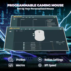 ATTACK SHARK X8 Ultimate Flagship Wireless Gaming Mouse – PAW3950 MAX, 42,000 DPI, Tri-Mode, 8K Polling, 55g (Black & White)