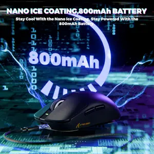 ATTACK SHARK X8 Ultimate Flagship Wireless Gaming Mouse – PAW3950 MAX, 42,000 DPI, Tri-Mode, 8K Polling, 55g (Black & White)
