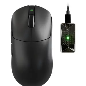 ATTACK SHARK X8 Ultimate Flagship Wireless Gaming Mouse – PAW3950 MAX, 42,000 DPI, Tri-Mode, 8K Polling, 55g (Black & White)