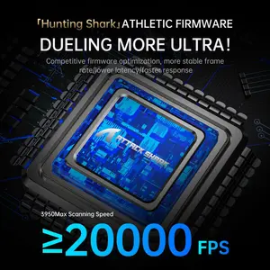 ATTACK SHARK X8 Ultra Wireless Gaming Mouse – PAW3950 MAX, 42,000 DPI, Tri-Mode, 8K Polling, 55g (Black)