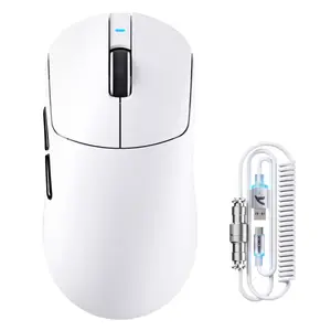 ATTACK SHARK X8PLUS Tri-Mode Wireless Gaming Mouse – PAW3395 PRO, 40,000 DPI, Superlight 55g (Black, Red & White)