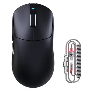 ATTACK SHARK X8PLUS Tri-Mode Wireless Gaming Mouse – PAW3395 PRO, 40,000 DPI, Superlight 55g (Black, Red & White)