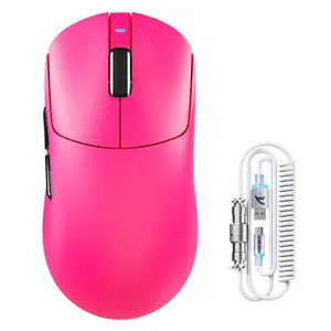 ATTACK SHARK X8PLUS Tri-Mode Wireless Gaming Mouse – PAW3395 PRO, 40,000 DPI, Superlight 55g (Black, Red & White)