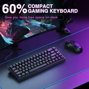 AULA WIN68 HE 60% Mechanical Gaming Keyboard – Hall Effect Magnetic Switches, RGB, Compact Wired Design