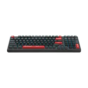 Bloody AT98 Alpha Optical Switch Mechanical Gaming Keyboard – RGB, Hot-Swappable, Gaming Layout (Bloody Red)