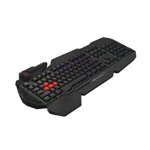 BLOODY B310N Neon Illuminated Gaming Keyboard – Wired USB, Full-Size Gaming Keyboard (Black)