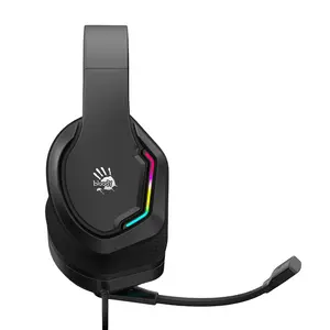 Bloody G260P Neon Gaming Headphone with Stereo Sound, Neon LED Lighting & Noise-Cancelling Microphone
