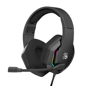 Bloody G260P Neon Gaming Headphone with Stereo Sound, Neon LED Lighting & Noise-Cancelling Microphone