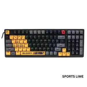Bloody S98 Mechanical Gaming Keyboard – RGB, Hot Swappable, Sports Red