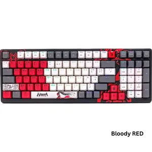 Bloody S98 Mechanical Gaming Keyboard – RGB, Hot Swappable, Sports Red