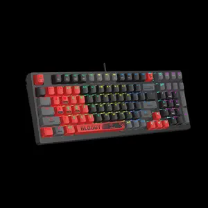 Bloody S98 Mechanical Gaming Keyboard – RGB, Hot Swappable, Sports Red