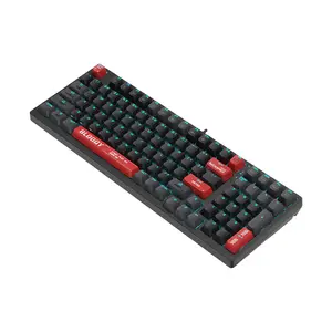 Bloody AT98 Alpha Optical Switch Mechanical Gaming Keyboard – RGB, Hot-Swappable, Gaming Layout (Bloody Red)